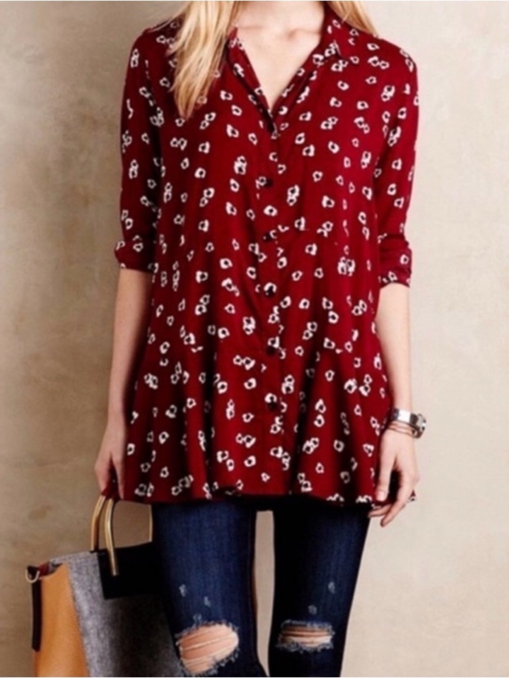 Anthropologie 11•1•Tylho Larkin Poppy Top